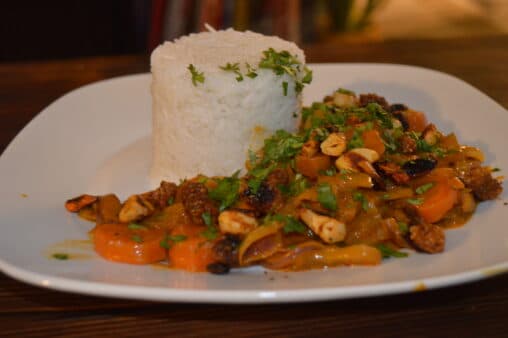 Karottencurry mit Maulbeeren